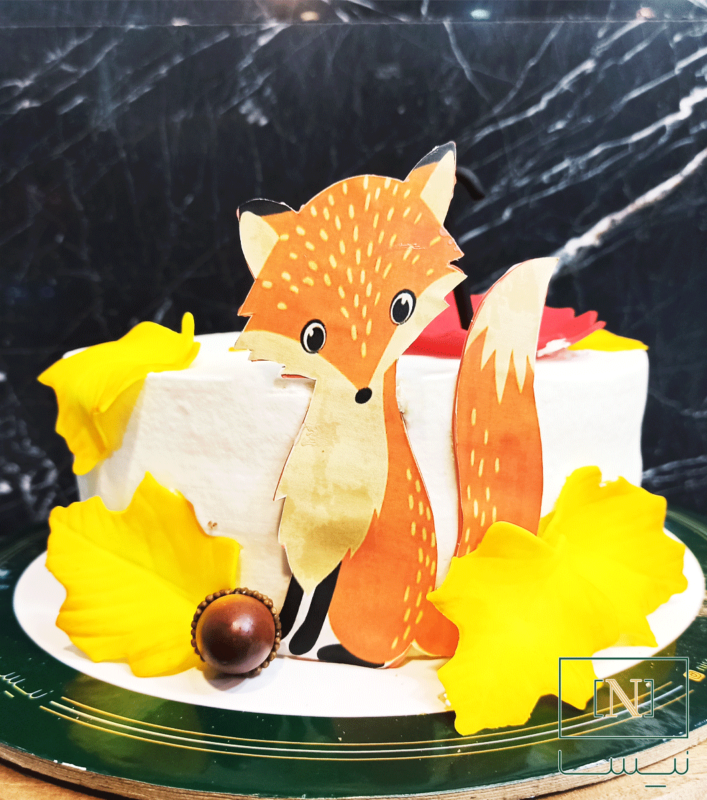 کیک روباه پاییزی